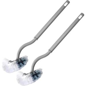 Unbranded Deep Cleaning Toilet Brush, Under The Rim Access With Flexible Hemispherical Hea Unbranded Deep Cleaning Toilet Brush, Under The Rim Access With Flexible Hemispherical Hea