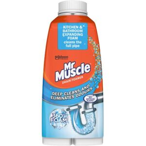 Mr Muscle Drain Foamer Drain Cleaning Foam to Unblock Eliminate Odour 500 Mr Muscle Drain Foamer Drain Cleaning Foam to Unblock Eliminate Odour 500