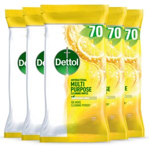 Dettol Antibacterial Multipurpose Cleaning Wipes Citrus Zest 350 Wipes 70 x Dettol Antibacterial Multipurpose Cleaning Wipes Citrus Zest 350 Wipes 70 x