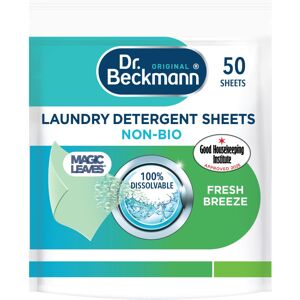 Dr. Beckmann Dr Beckmann Laundry Detergent Sheets NONBIO fresh breeze Predosed 50 shee Dr. Beckmann Dr Beckmann Laundry Detergent Sheets NONBIO fresh breeze Predosed 50 shee