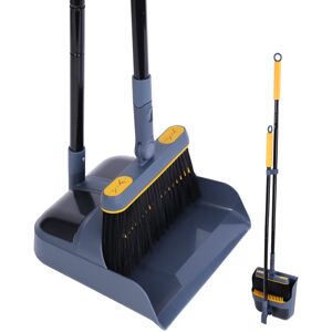 JEHONN Dustpan and Brush Set Long Handled, JEHONN Dustpan and Brush Set Long Handled,