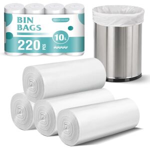 PANSUN Selected 220 Counts Small Bin Bags 10L Pedal Trash Can Bin Liners fo PANSUN Selected 220 Counts Small Bin Bags 10L Pedal Trash Can Bin Liners fo