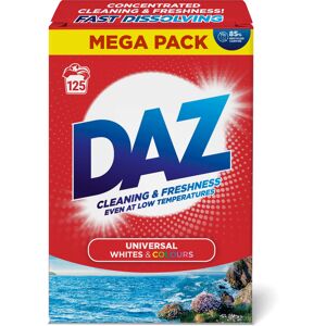 Daz Washing Powder 125 Washes – Family Pack Laundry Detergent for Brilliant Daz Washing Powder 125 Washes – Family Pack Laundry Detergent for Brilliant