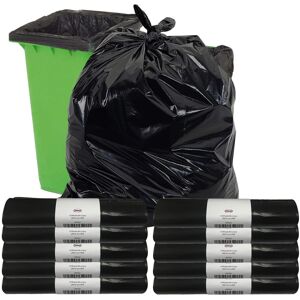 Abbey 100 Black Wheelie Bin Liners 240L Capacity – Refuse Sacks Heavy Duty Abbey 100 Black Wheelie Bin Liners 240L Capacity – Refuse Sacks Heavy Duty