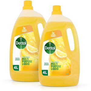 Dettol Citrus Surface Cleaner 2x4L MultiPurpose Antibacterial Disinfectant Dettol Citrus Surface Cleaner 2x4L MultiPurpose Antibacterial Disinfectant