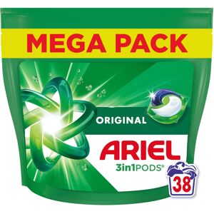 Ariel 3in1 PODS Washing Liquid Laundry Detergent Capsules 38 Washes Origina Ariel 3in1 PODS Washing Liquid Laundry Detergent Capsules 38 Washes Origina