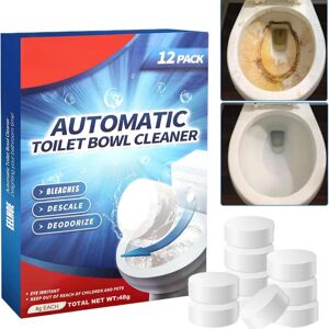 HIVETZ 12PCS Toilet CleanerToilet Cleaner TabletsToilet Descaler Heavy DutyToilet HIVETZ 12PCS Toilet CleanerToilet Cleaner TabletsToilet Descaler Heavy DutyToilet