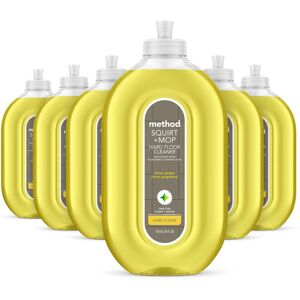 Method All Surface Eco Floor Cleaner Lemon and Ginger 739 ml Pack of 6 Method All Surface Eco Floor Cleaner Lemon and Ginger 739 ml Pack of 6
