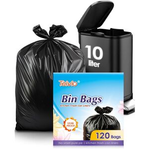 10 Liter 120 Counts Strong Trash Bags Garbage Bags by Teivio Bin Liners Pla 10 Liter 120 Counts Strong Trash Bags Garbage Bags by Teivio Bin Liners Pla