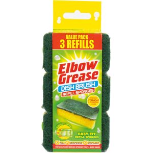 Elbow Grease Dish Brush Refill Sponges Fill Dispense Replace Washing Up S Elbow Grease Dish Brush Refill Sponges Fill Dispense Replace Washing Up S