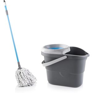 Minky XL Dual Action Mop Vortex Bucket Microfibre Mop and Bucket with Wrin Minky XL Dual Action Mop Vortex Bucket Microfibre Mop and Bucket with Wrin