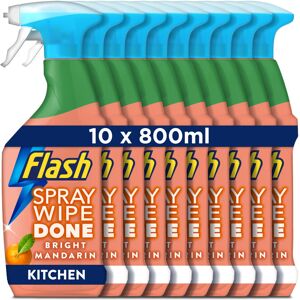 Flash Spray Wipe Done Kitchen Cleaning Sprays Bright Mandarin 8 Litres 800 Flash Spray Wipe Done Kitchen Cleaning Sprays Bright Mandarin 8 Litres 800