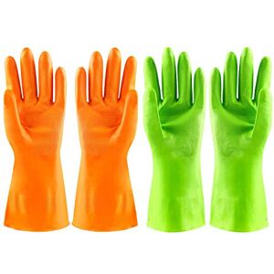 Discoball 6 Pack 3Pairs Thicken Rubber Gloves Nonslip Bouncy Reusable Clean Discoball 6 Pack 3Pairs Thicken Rubber Gloves Nonslip Bouncy Reusable Clean