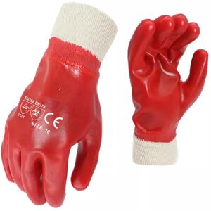 Kingfisher Red Rubber Glove Knit Wrist Kingfisher Red Rubber Glove Knit Wrist