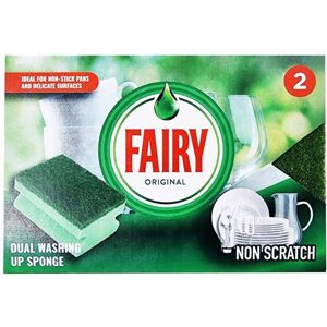 Addis - Fairy Dual Sponge Scourer - Pack 2 Addis - Fairy Dual Sponge Scourer - Pack 2