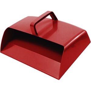 Universal Textiles Plastic Hooded Dustpan Red Universal Textiles Plastic Hooded Dustpan Red