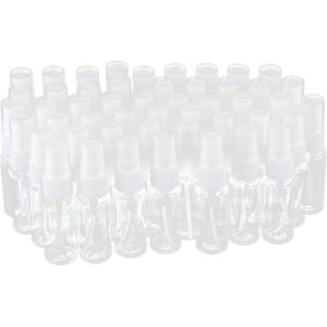 Unbranded 50-pack Empty Clear Plastic Fine Mist Spray Bottles with Microfiber Cleaning Clo Unbranded 50-pack Empty Clear Plastic Fine Mist Spray Bottles with Microfiber Cleaning Clo