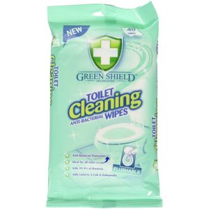 Greenshield Green Shield 2 x Toilet Cleaning AntiBacterial Flushable 80 Wipes Greenshield Green Shield 2 x Toilet Cleaning AntiBacterial Flushable 80 Wipes