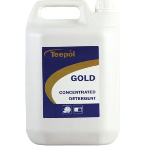 Teepol Gold Concentrated Detergent - Dishwashing Liquid 5L - Dish Soap & Floor C Teepol Gold Concentrated Detergent - Dishwashing Liquid 5L - Dish Soap & Floor C