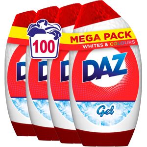 Daz Gel Laundry Detergent, 100 Washes, Stain Removal For Clothes, Washing Liquid Daz Gel Laundry Detergent, 100 Washes, Stain Removal For Clothes, Washing Liquid