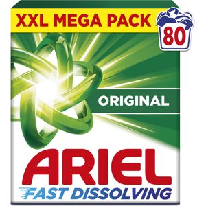 Ariel Fast Dissolving Washing Powder Laundry Detergent 4.4kg, 80 Washes, Origina Ariel Fast Dissolving Washing Powder Laundry Detergent 4.4kg, 80 Washes, Origina