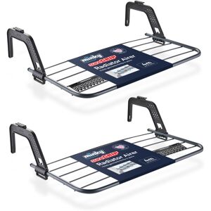Minky Sure Grip 2 Pack Radiator Airer, Clothes Airer with Adjustable Arms, Non-S Minky Sure Grip 2 Pack Radiator Airer, Clothes Airer with Adjustable Arms, Non-S