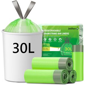 JelKen 60 Biodegradable Bin Liners 30L with JelKen 60 Biodegradable Bin Liners 30L with