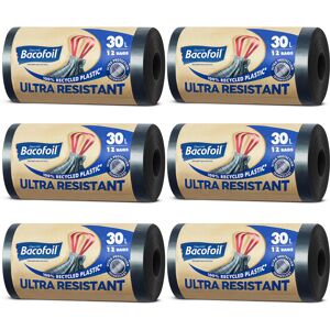 Bacofoil Ultra Resistant Bin Liners with Drawstring Bacofoil Ultra Resistant Bin Liners with Drawstring