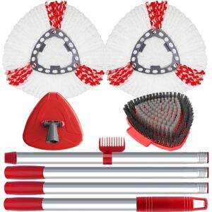 WAKAYOYO Spin Mop Head Replacement Compatibility with Vileda WAKAYOYO Spin Mop Head Replacement Compatibility with Vileda