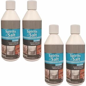 DTD QUALITY MATTERS 4x 500ml Traditional Spirit of Salt Multi-Purpose Drain Cleaner Dissolves Effect DTD QUALITY MATTERS 4x 500ml Traditional Spirit of Salt Multi-Purpose Drain Cleaner Dissolves Effect