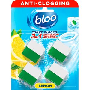 New Bloo Toilet Blocks, Pack of 4, Toilet Limescale Remover Cistern Block, Toile New Bloo Toilet Blocks, Pack of 4, Toilet Limescale Remover Cistern Block, Toile