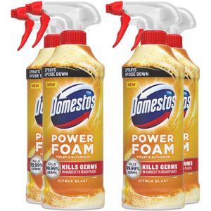 Domestos Power Foam Toilet and Bathroom Surface Cleaner Bleach-Free Upside Down Domestos Power Foam Toilet and Bathroom Surface Cleaner Bleach-Free Upside Down