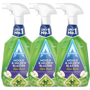 Astonish 3 x 750ml Apple Mould Mildew Stain Cleaner Vegan Spray Fast Acting Tiles Bath Ki Astonish 3 x 750ml Apple Mould Mildew Stain Cleaner Vegan Spray Fast Acting Tiles Bath Ki
