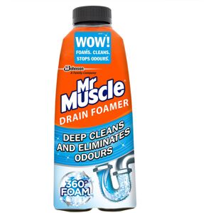 Mr Muscle Kitchen and Bathroom Odour Eliminator Drain Foamer, 500 ml, Pack of 6 Mr Muscle Kitchen and Bathroom Odour Eliminator Drain Foamer, 500 ml, Pack of 6