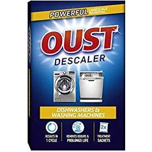 3 x Oust Dishwasher and Washing Machine Descaler - 2 Sachets 3 x Oust Dishwasher and Washing Machine Descaler - 2 Sachets