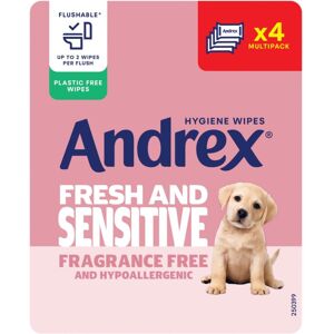 Andrex Fresh & Sensitive Hygiene Wipes 4 x 30pk Andrex Fresh & Sensitive Hygiene Wipes 4 x 30pk