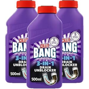 Cillit Bang Hair Drain Unblocker Gel, Dissolves Hair-Based Blockages, For Shower Cillit Bang Hair Drain Unblocker Gel, Dissolves Hair-Based Blockages, For Shower