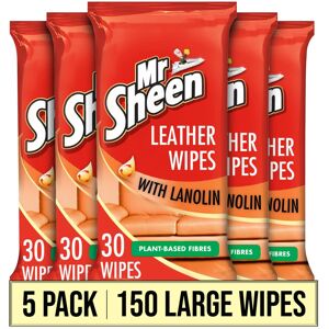 Mr Sheen Leather Wipes With Lanolin For Jacket & Sofas Pack Of 30 Wipes Pack of Mr Sheen Leather Wipes With Lanolin For Jacket & Sofas Pack Of 30 Wipes Pack of