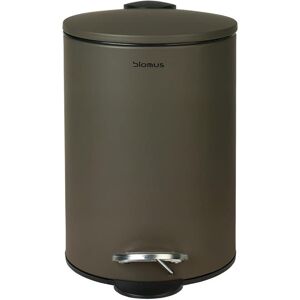Blomus Tubo Pedal Bin Made of Powder-Coated Steel, Tarmac, 3 L Capacity, Smart C Blomus Tubo Pedal Bin Made of Powder-Coated Steel, Tarmac, 3 L Capacity, Smart C