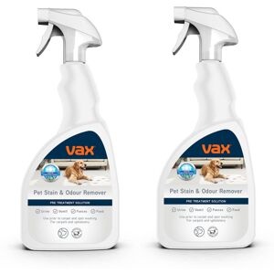 Vax Pet, Stain & Odour Remover 500ml Trigger Twin Pack Pre Treatment Carpet Clea Vax Pet, Stain & Odour Remover 500ml Trigger Twin Pack Pre Treatment Carpet Clea
