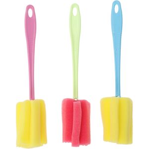 Totority 3 pcs sponge cleaning cup brush, hanging retractable, 2-color Totority 3 pcs sponge cleaning cup brush, hanging retractable, 2-color