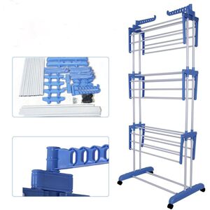 Dprodo 3 Tier Extra Large Foldable Outdoor Clothes Airer Dprodo 3 Tier Extra Large Foldable Outdoor Clothes Airer
