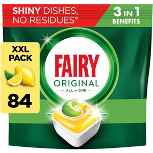 Fairy Original Lemon Dishwasher Tablets 84ct Fairy Original Lemon Dishwasher Tablets 84ct