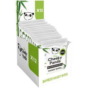 The Cheeky Panda Bamboo Hand Wipes 12 Packs of 12 Travel Wipes 100% Plastic The Cheeky Panda Bamboo Hand Wipes 12 Packs of 12 Travel Wipes 100% Plastic