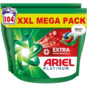 Ariel Platinum PODS? Laundry Detergent Capsules, 104 Washes (52 x 2) ? Extra Sta Ariel Platinum PODS? Laundry Detergent Capsules, 104 Washes (52 x 2) ? Extra Sta