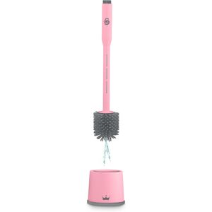 Swan x Lynsey Queen of Clean Dispensing Toilet Brush with Refillable Cleaning So Swan x Lynsey Queen of Clean Dispensing Toilet Brush with Refillable Cleaning So