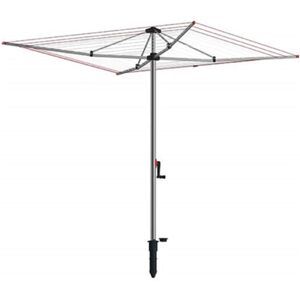 Vileda Supadry Hoist Rotary Washing Line, Silver, 60m of Clothes Line for Outsid Vileda Supadry Hoist Rotary Washing Line, Silver, 60m of Clothes Line for Outsid