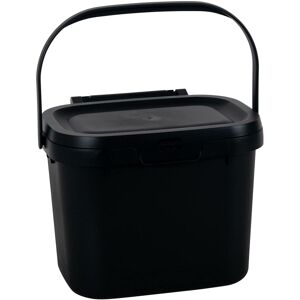 Addis 518253 Everyday Kitchen Food Waste Compost Caddy Bin, 4.5 Litre, Black Addis 518253 Everyday Kitchen Food Waste Compost Caddy Bin, 4.5 Litre, Black