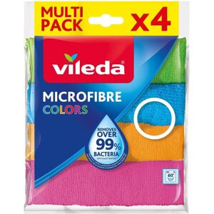 Vileda Microfibre Pack of 4 Dish Cloths Vileda Microfibre Pack of 4 Dish Cloths
