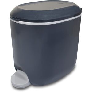 Addis Premium Deluxe Bathroom Office Pedal Bin with inner, 3.5 litre, Charcoal G Addis Premium Deluxe Bathroom Office Pedal Bin with inner, 3.5 litre, Charcoal G